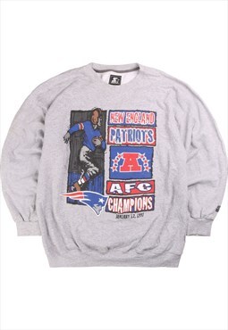 Vintage  Starter Sweatshirt NFL New England Patriots 1997