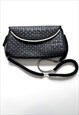 UPCYCLED GOTH EVENING AMAZING BLACK SHOULDER BAG 