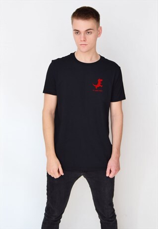 BLACK TI AMO REX (RED) T-SHIRT