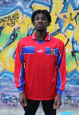 VINTAGE 90S PUMA CZECH REPUBLIC JERSEY