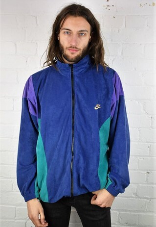VINTAGE 70'S NIKE VELOUR TRACK JACKET