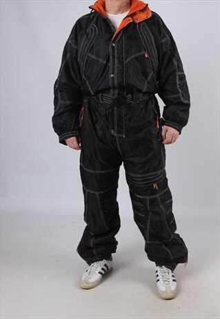 VINTAGE FULL SKI SUIT SNOW SPORTS UK XL 44 - 46" (J9E)