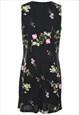 VINTAGE FLORAL PRINT DRESS - M