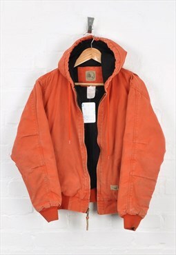 Vintage Workwear Active Jacket Orange Small
