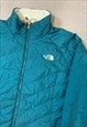 THE NORTH FACE PUFFER COAT WITH EMBROIDERED LOGO