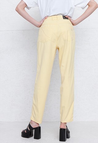 VINTAGE YELLOW ESCADA TROUSERS BOTTOMS