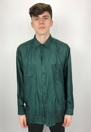 90S VINTAGE SILK FESTIVAL SHIRT