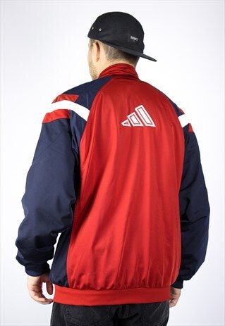 VINTAGE ADIDAS TRACK TOP LOGO JACKET
