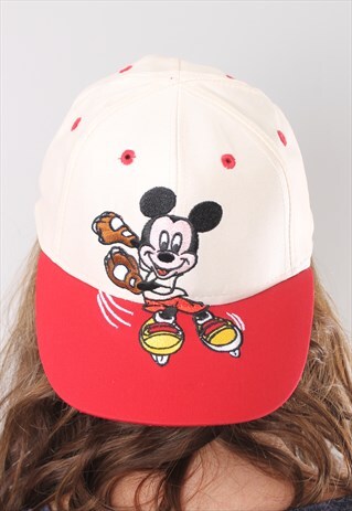 VINTAGE MICKEY MOUSE BASEBALL CAP HAT