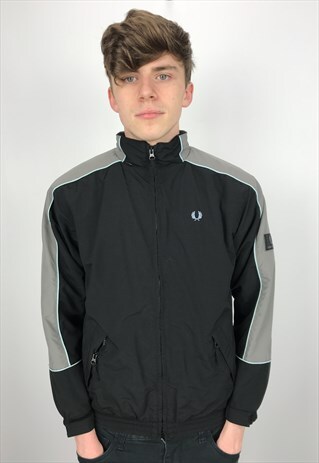 90S VINTAGE FRED PERRY FLEECE LINED JACKET