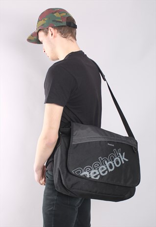 VINTAGE REEBOK SIDE SATCHEL LAPTOP MESSENGER BAG