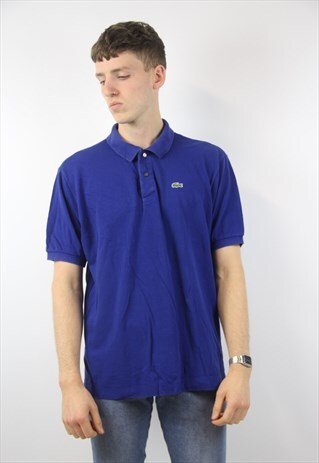 VINTAGE LACOSTE BLUE POLO SHIRT