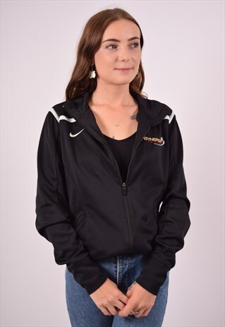 VINTAGE NIKE TRACKSUIT TOP JACKET BLACK