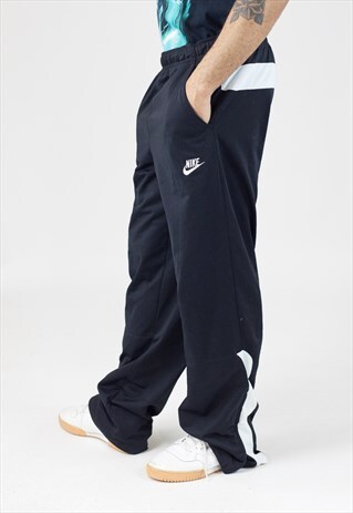 VINTAGE 90'S NIKE BLACK TRACKSUIT BOTTOMS