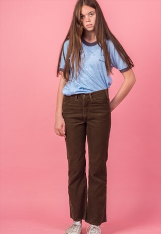 BROWN CORDUROY TROUSERS