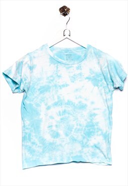 Vintage Faded Glory T-Shirt Basic Look Blue/White