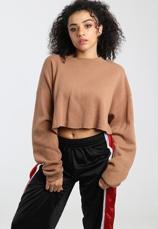 90S LEE CROPPED SWEATSHIRT