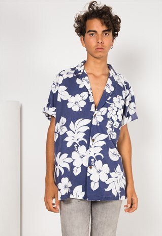 VINTAGE 80S HAWAIIAN SHIRT / S1543