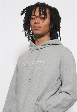 VINTAGE DIESEL HOODIE GREY