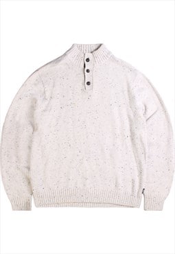 Chaps Ralph Lauren  Quarter Button Knitted Jumper / Sweater 