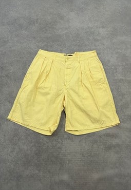 Vintage Polo Ralph Lauren Shorts Yellow Chino Shorts 