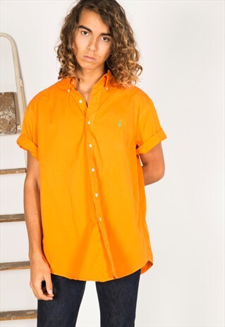 VINTAGE 80S POLO RALPH LAUREN SHIRT / R0527