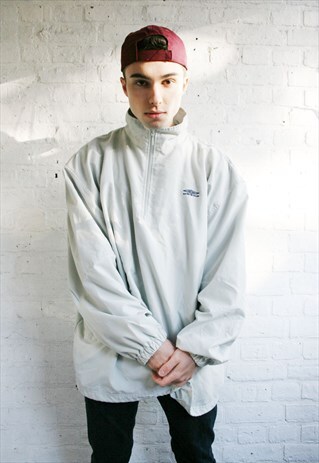 SPORTS 1/4 ZIP SPORTS JACKET/WINDBREAKER (1990'S/MEN'S)