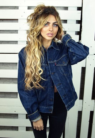 DARK BLUE UNISEX DENIM JACKET