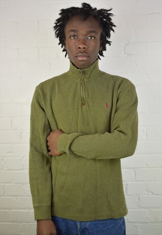 VINTAGE 90'S RALPH LAUREN 1/4 ZIP FLEECE