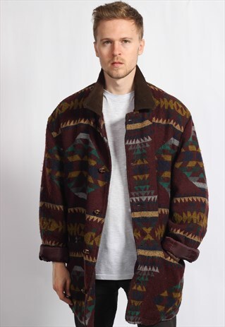 VINTAGE AZTEC FESTIVAL JACKET
