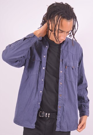 VINTAGE LEVI'S DENIM SHIRT BLUE