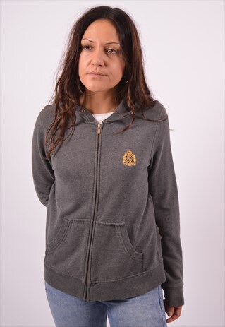 VINTAGE RALPH LAUREN HOODIE SWEATER GREY