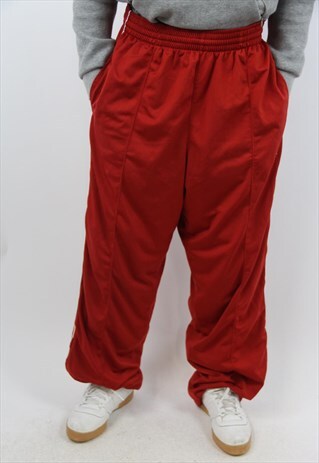 VINTAGE NIKE 90'S RED TRACKSUIT BOTTOMS