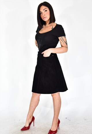 ICEBERG JEANS LONG SKIRT BLACK