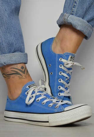 VINTAGE 90S CONVERSE BLUE OX SHOES GRUNGE RETRO PREPPY