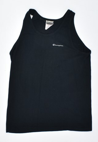 Vintage 90's Champion Vest Top Black