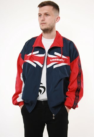 90S VINTAGE OLDSCHOOL UMBRO SHELL JACKET 14222