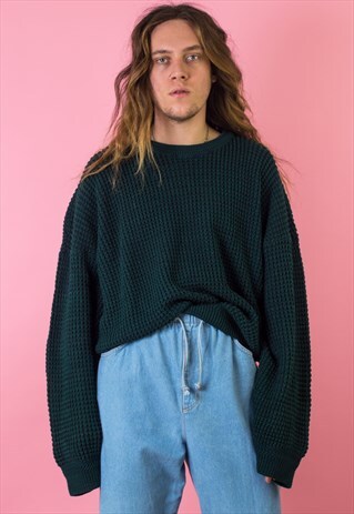 COZY VINTAGE PULLOVER WITH EXTRA LONG SLEEVES