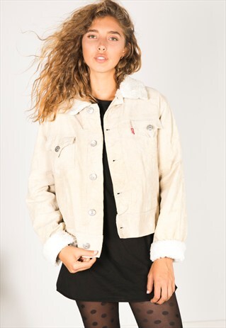 VINTAGE 80S LEVIS WINTER SHEEPSKIN JACKET / R1200R043