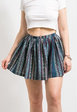 NIKE 90's vintage mini skirt tennis in multi colour S