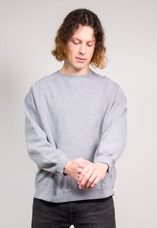 90'S VINTAGE GREY STARTER SWEATSHIRT JUMPER