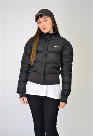 VINTAGE BLACK REEBOK PUFFA JACKET