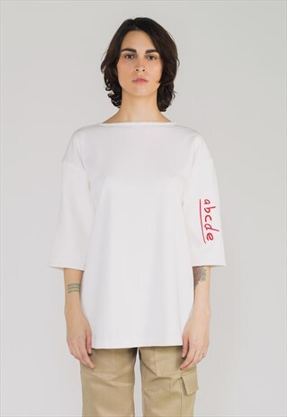 ALPHABET - REVERSIBLE MEDIUM SLEEVED SWEATSHIRT