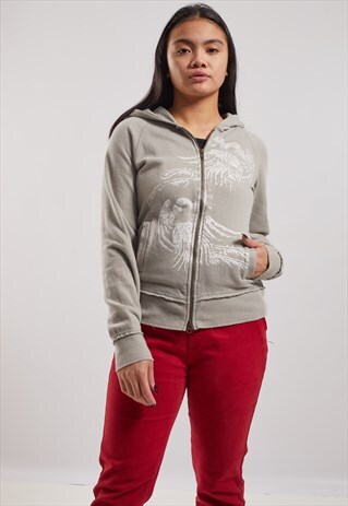 VINTAGE CALVIN KLEIN ZIP-UP HOODIE