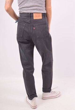 VINTAGE LEVI'S 591 HIGH WAIST JEANS BLACK