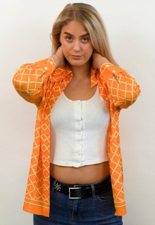 VINTAGE ABSTRACT PATTERN SHIRT