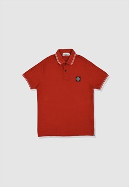 Stone Island Polo Shirt in Red