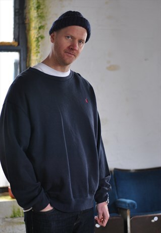 VINTAGE 90S POLO RALPH LAUREN LOGO SWEATER