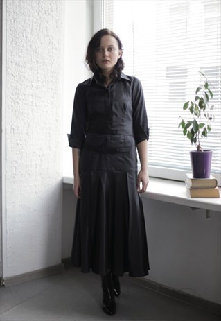 VINTAGE 90'S BLACK SHIMMERING DRESS