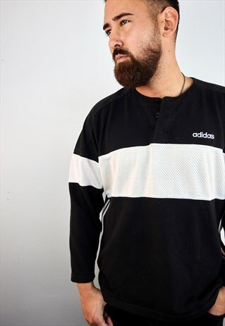 VINTAGE RARE ADIDAS COLOR BLOCK SWEATER